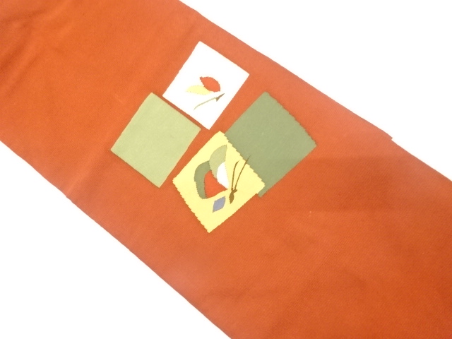 JAPANESE NAGOYA OBI / WOVEN BUTTERFLY